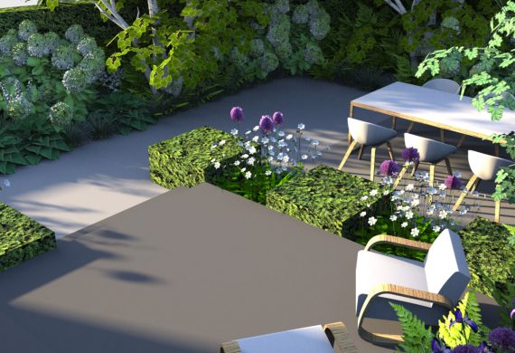 A private garden in Bristol