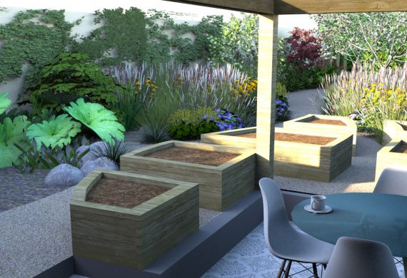 A private garden in Bristol