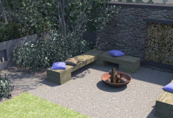 A coastal-inspired garden in Cornwall