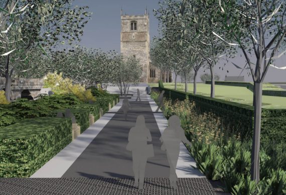 A mixed use public realm space in Bristol